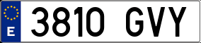 Truck License Plate